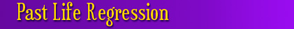 Past Life Regression