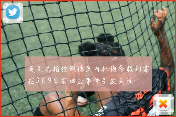 英足总指控佩德罗内托侮辱裁判需在3月9日前回应事件引发关注